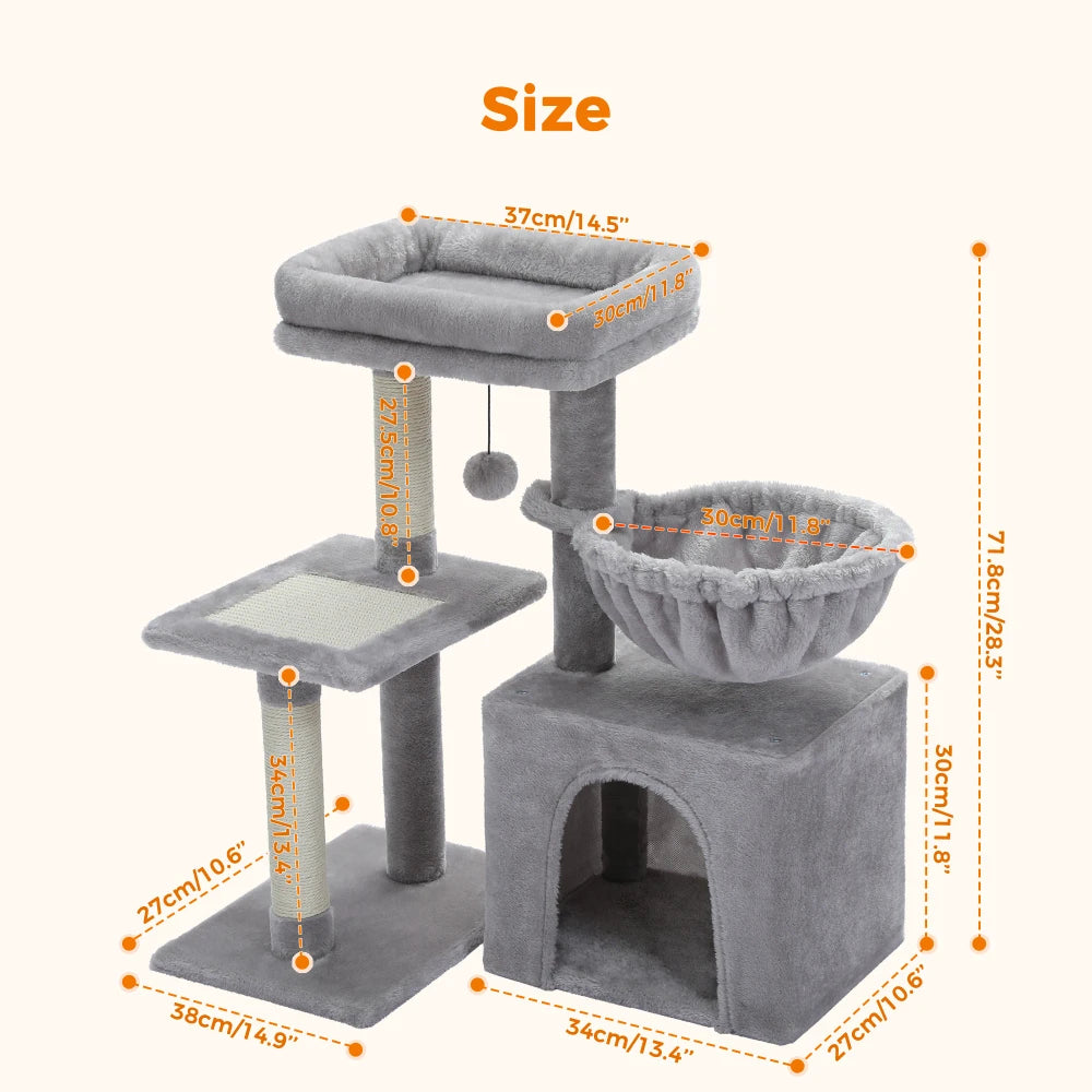 Indoor Cat Activity Tower