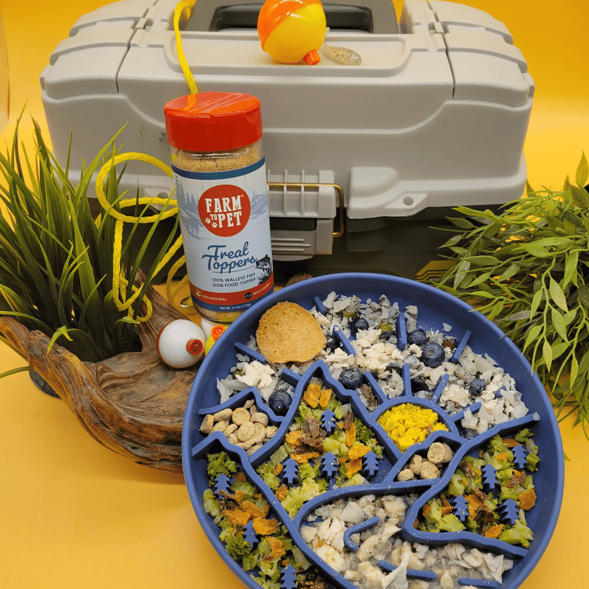 Treat Topper Fish Dog Food Topper | Low-Fat Meal Topper for Pets